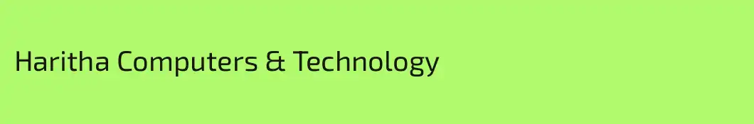 Haritha Computers & Technology
